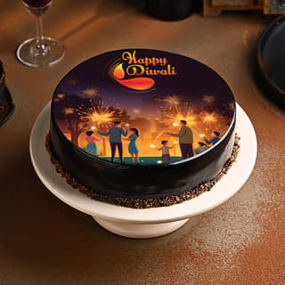 Diwali Fireworks Cake